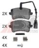 A.B.S. 37859 OE Brake Pad Set, disc brake